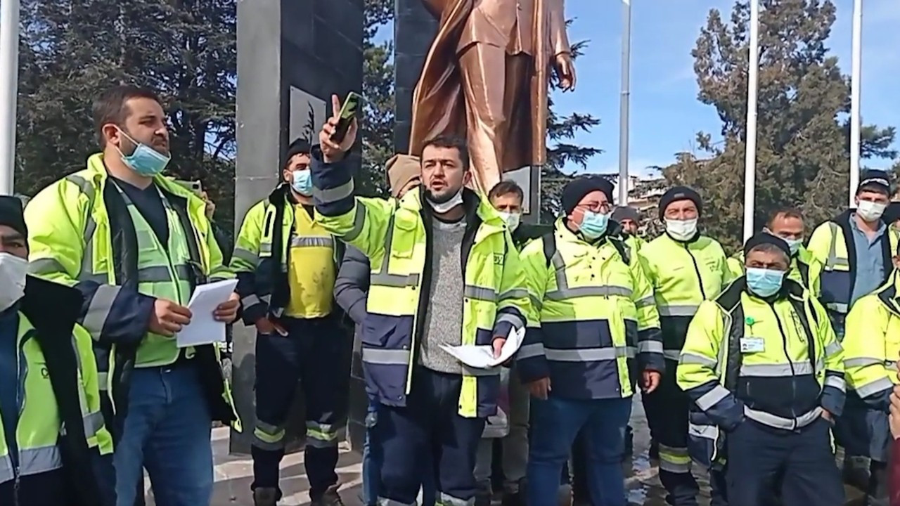 Kayseri'de madenciler iş bıraktı: Bizi bunlara ezdirmeyin