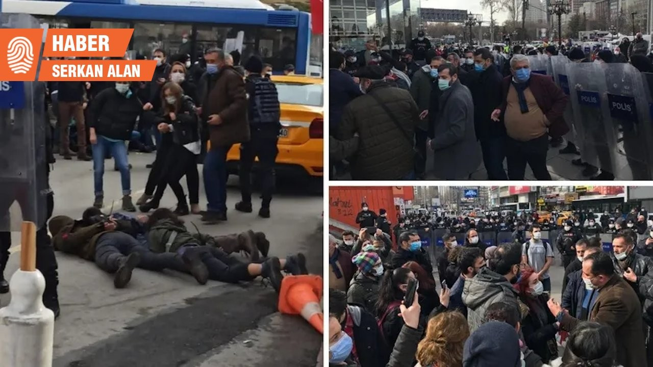 Ankara'daki Boğaziçi protestosuna saldırı