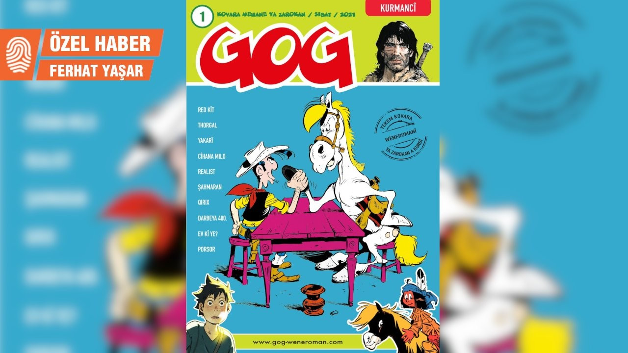 İlk Kürtçe çocuk çizgi romanı 'GOG' yayımlandı