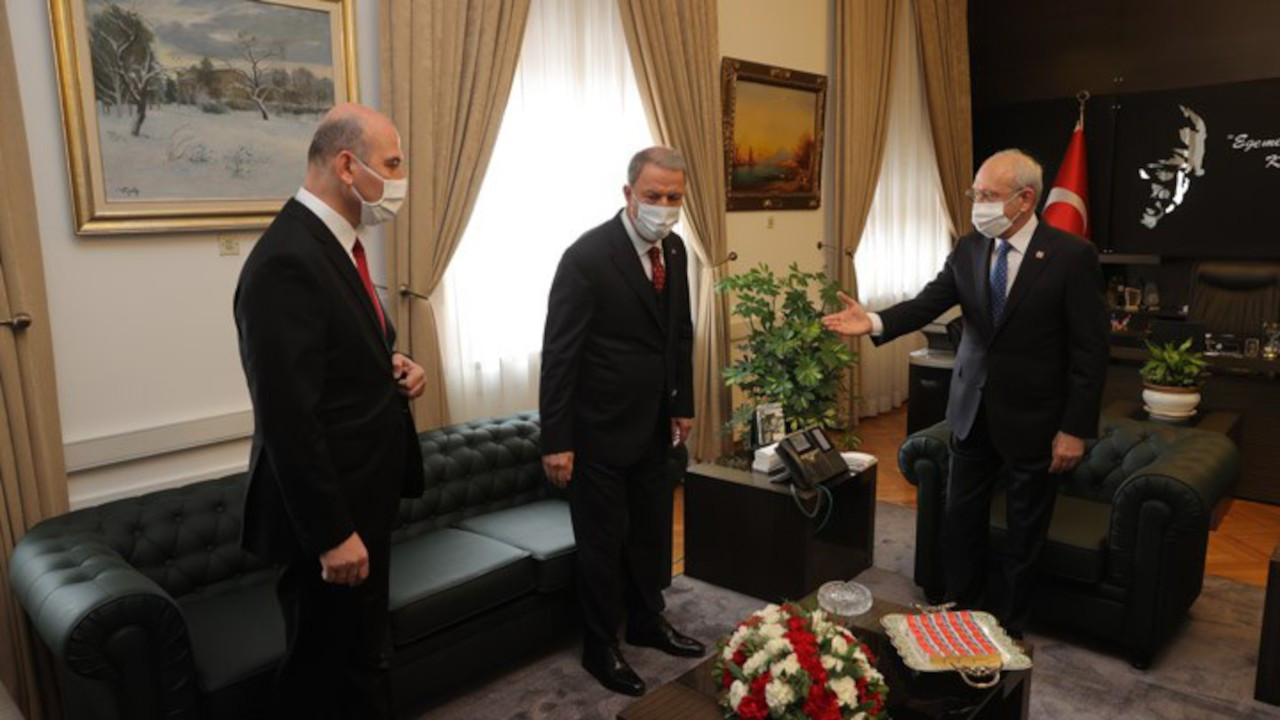 Soylu ve Akar'dan Kılıçdaroğlu ve Akşener'e ziyaret