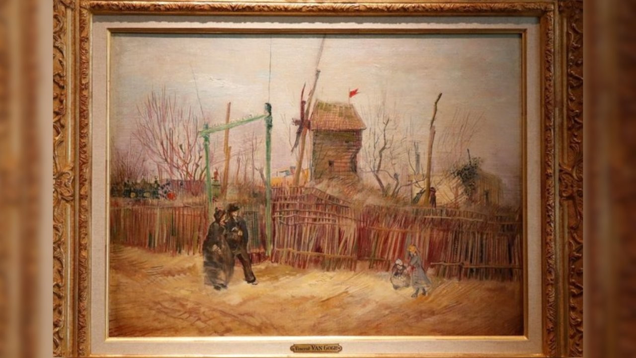 Van Gogh’un ‘Montmartre’da Bir Sokak Manzarası’ eseri ilk kez görüntülendi