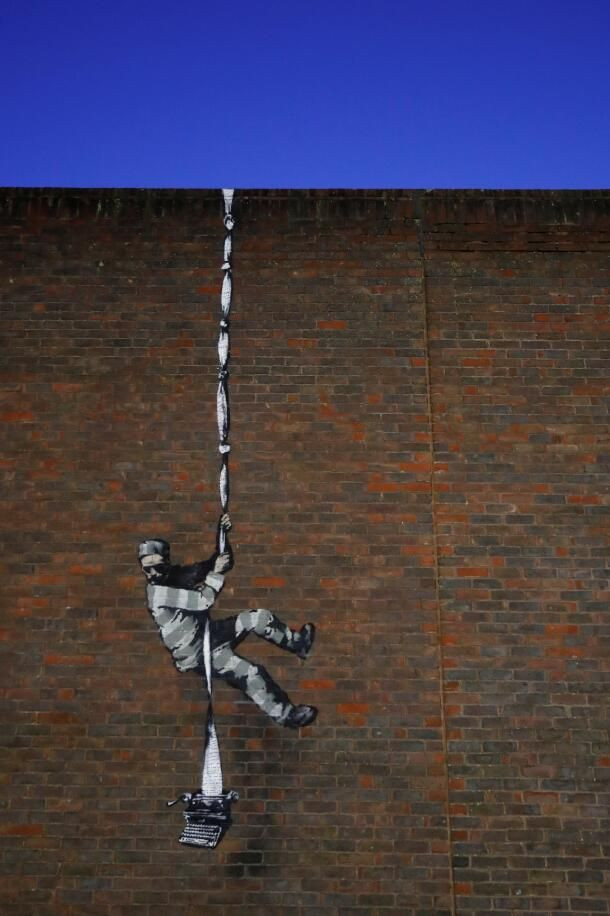 Banksy'e ait olduğu düşünülen eser: Hapishaneden kaçış - Sayfa 3