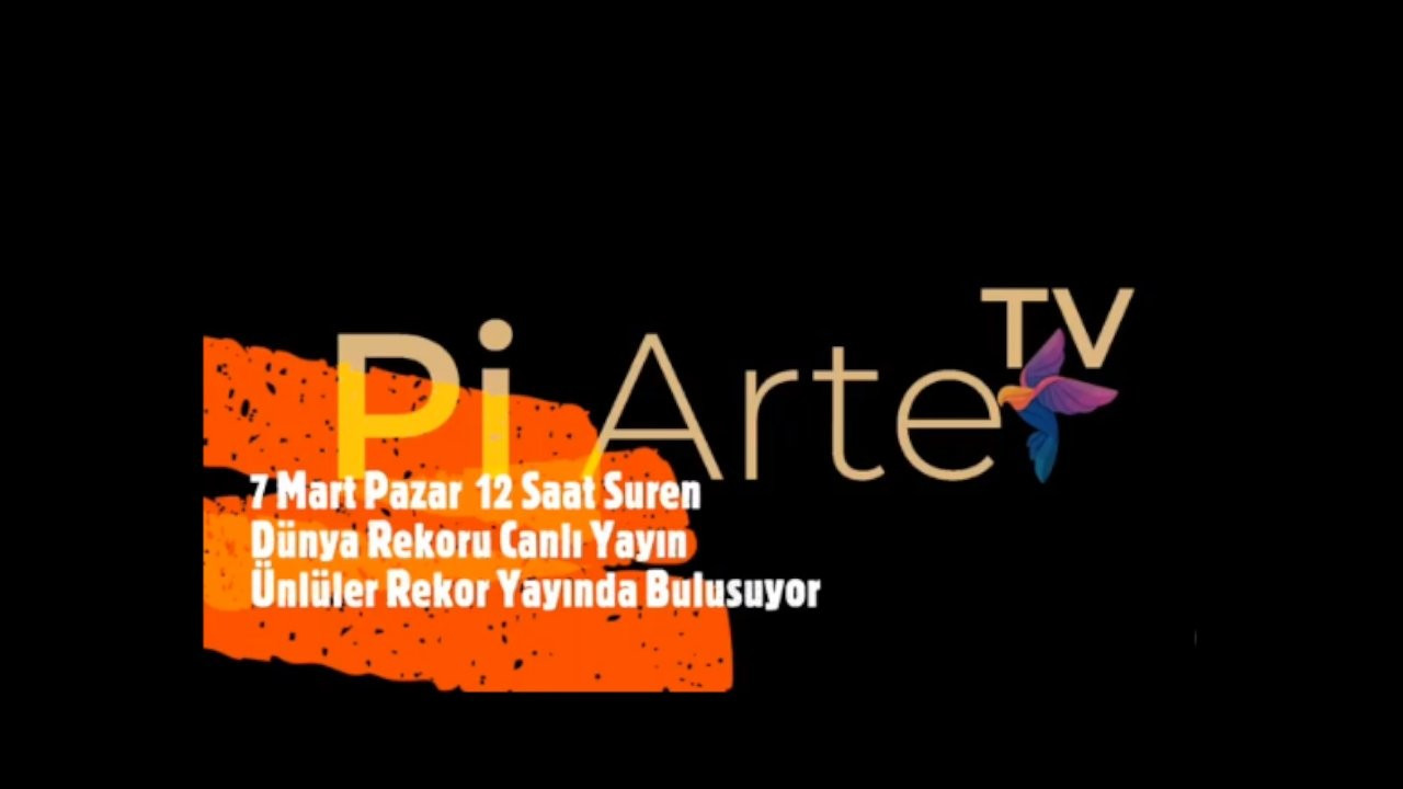 Pi Arte TV YouTube’ta rekora hazırlanıyor: 12 saat canlı yayın geliyor