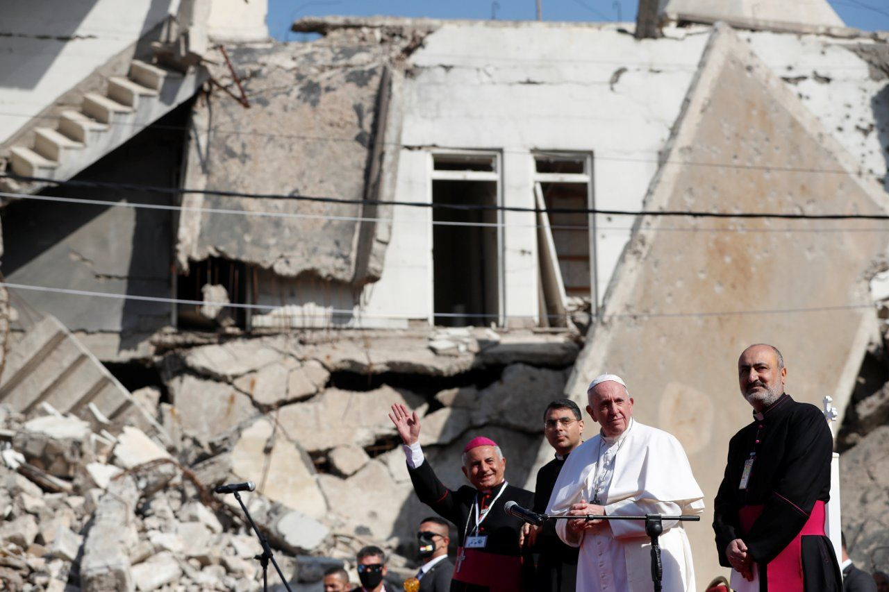 Papa Francis Musul'da, IŞİD'in yıktığı kilise meydanında ayin düzenledi - Sayfa 23