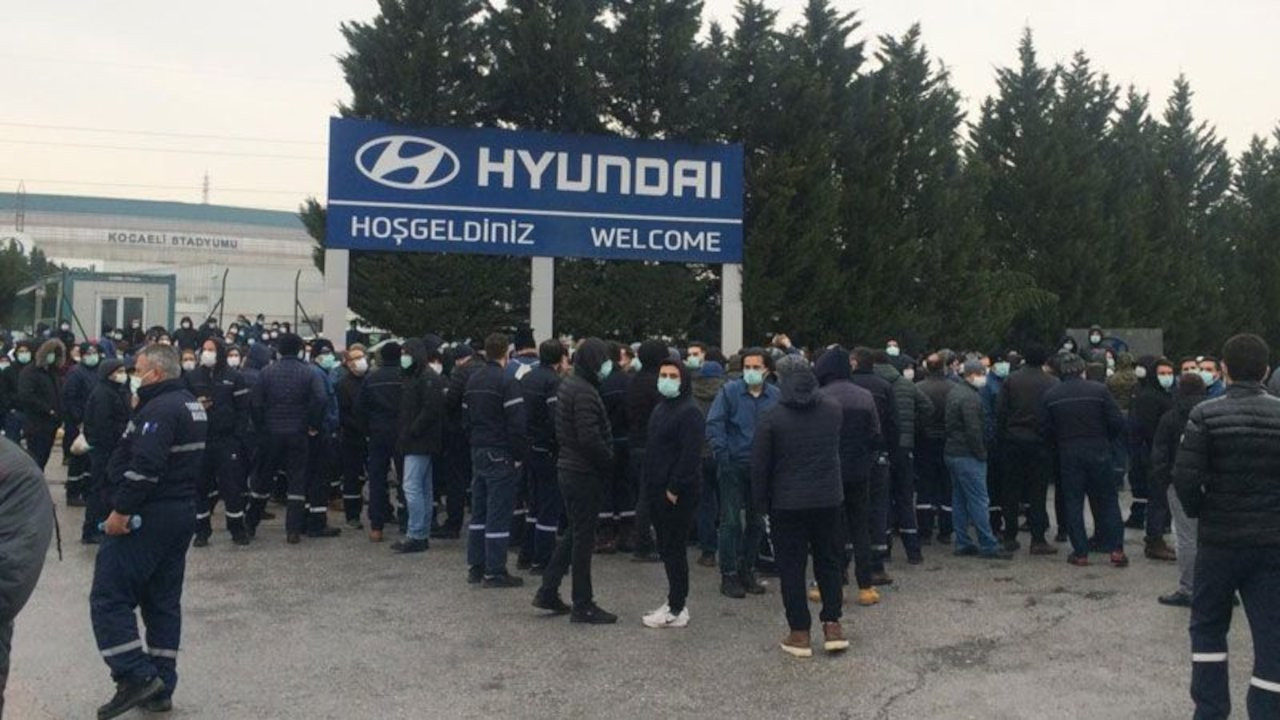 Kocaeli Hyundai'de eylem sona erdi: Zam oranları gözden geçirilecek