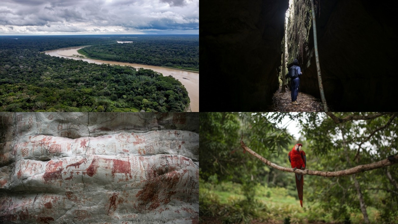Amazon'un binlerce yıllık kaya resimleri fotoğraflandı