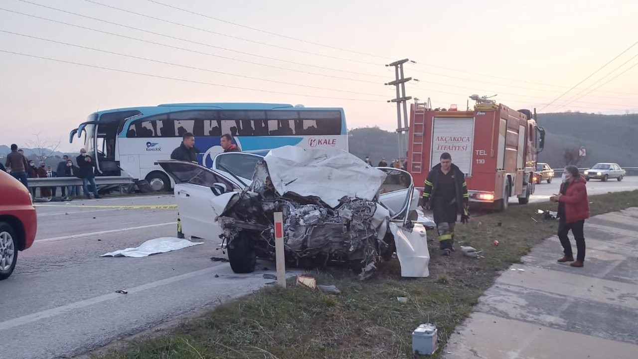 Akçakoca'da trafik kazası: 4 ölü