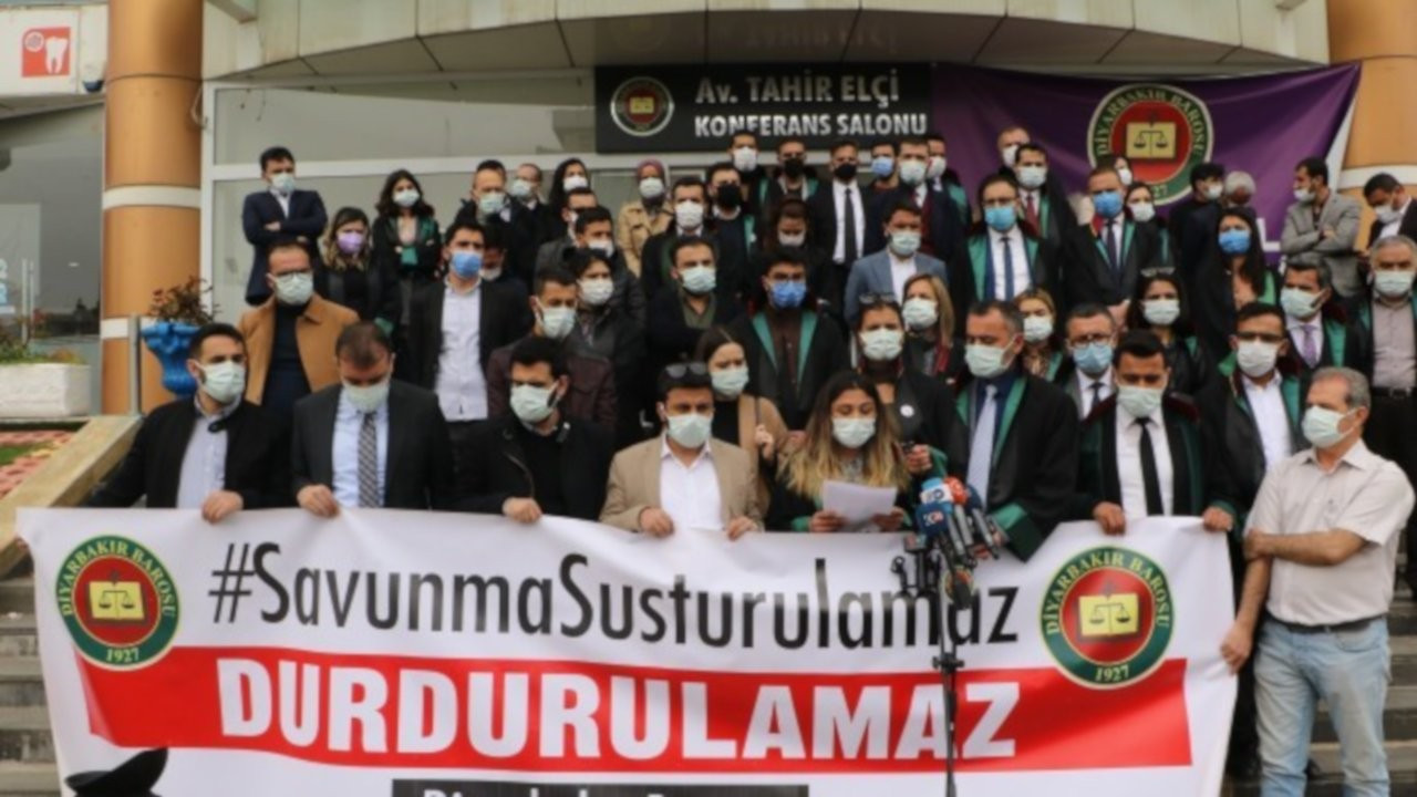 Diyarbakır Barosu: 2020’de 69 üyemize 78 soruşturma ve dava açıldı