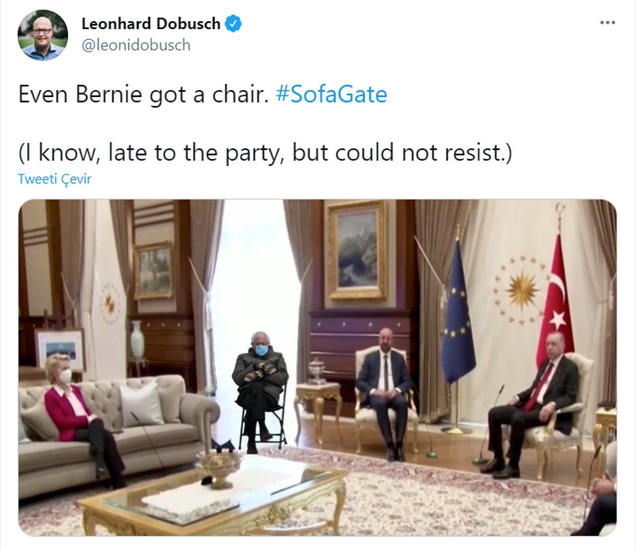 #SofaGate'e tepki dinmiyor: 'Bernie Sanders'a bile koltuk verildi' - Sayfa 2