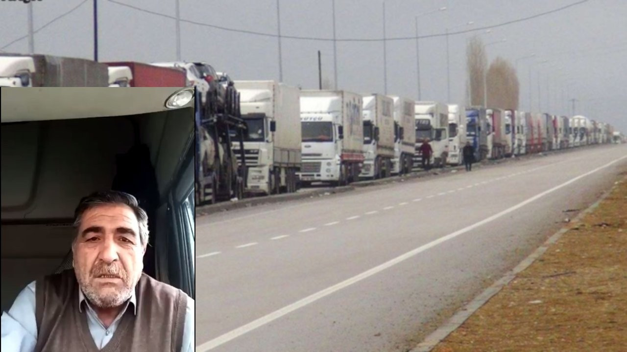 Kazakistan'dan gelen kamyonlar günlerdir bekletiliyor