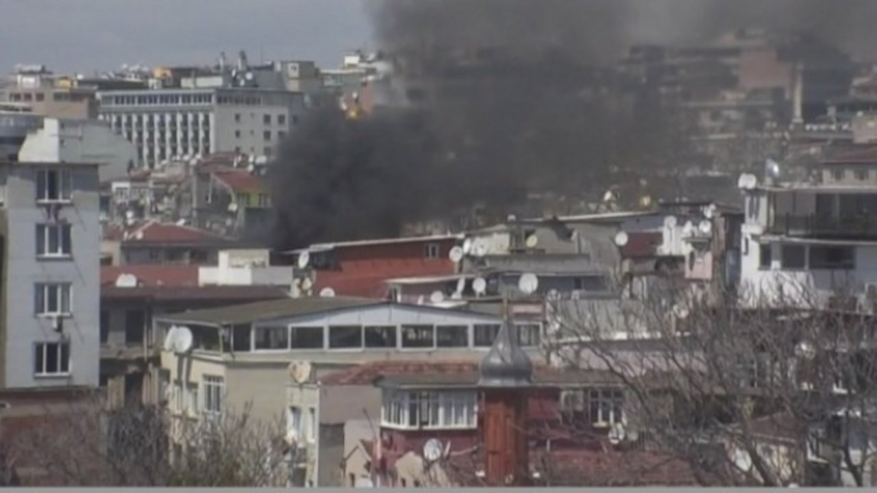 İstanbul Emniyet Müdürlüğü deposunda yangın