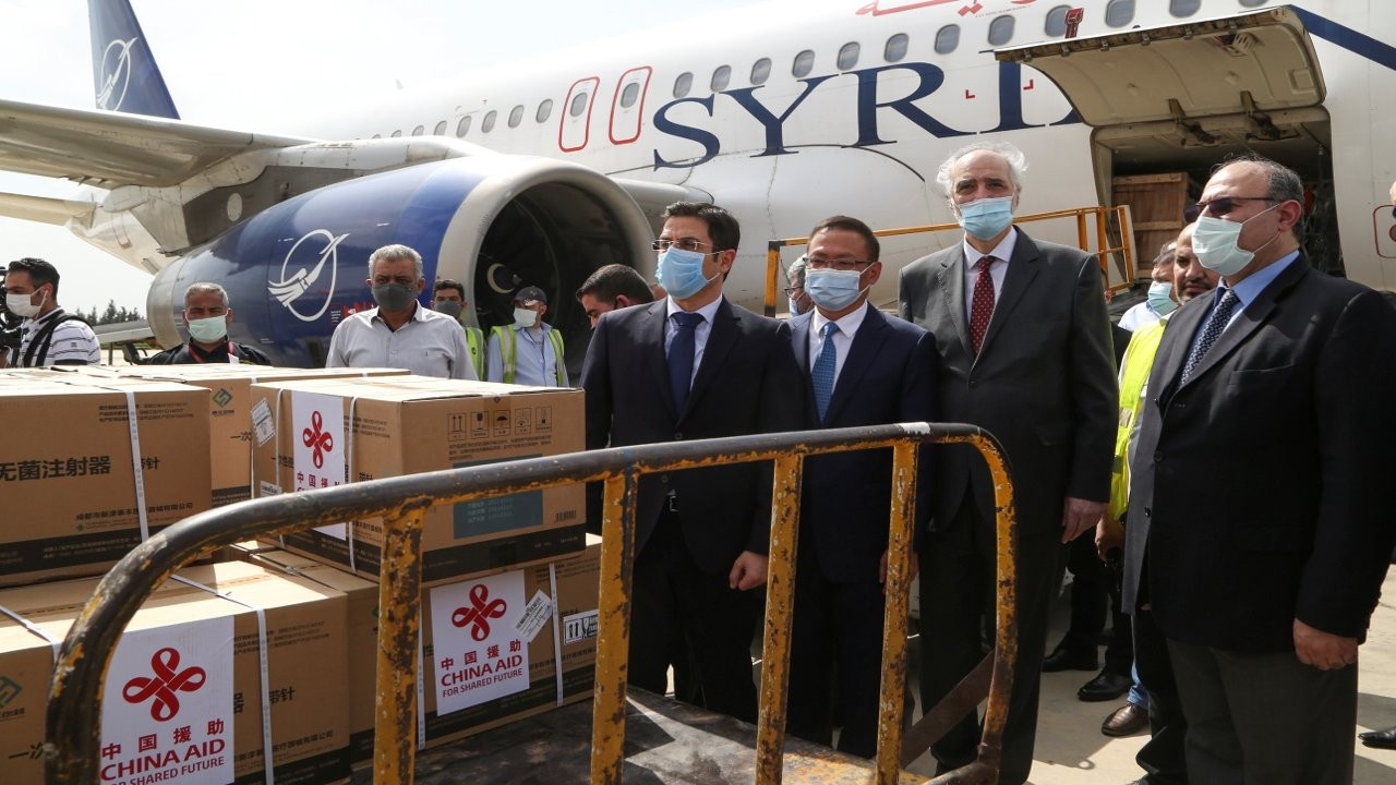 Çin Suriye'ye 150 bin doz Covid aşısı bağışladı