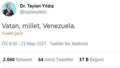 Twitter'da geçen hafta: Vatan, millet, Venezuela - Sayfa 4