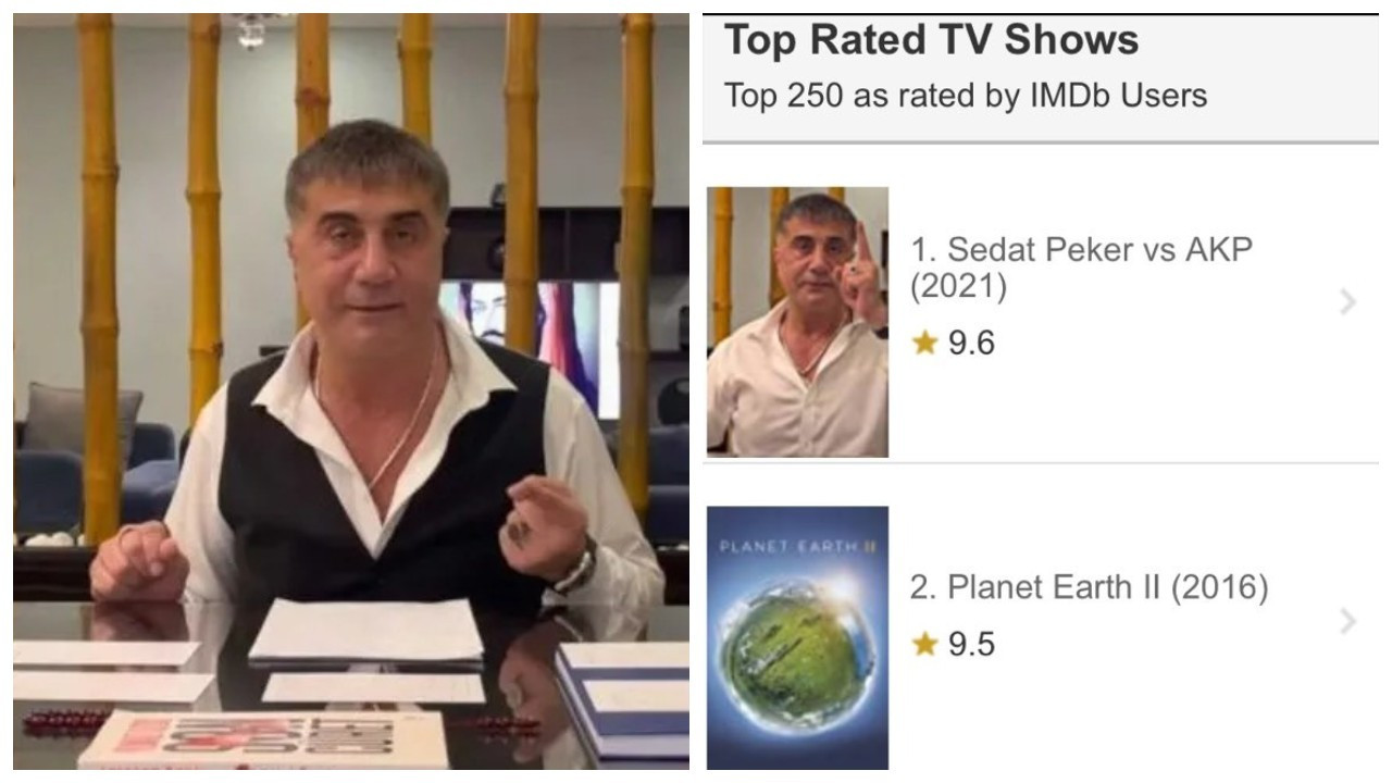 Sedat Peker'in videoları IMDb'den kaldırıldı
