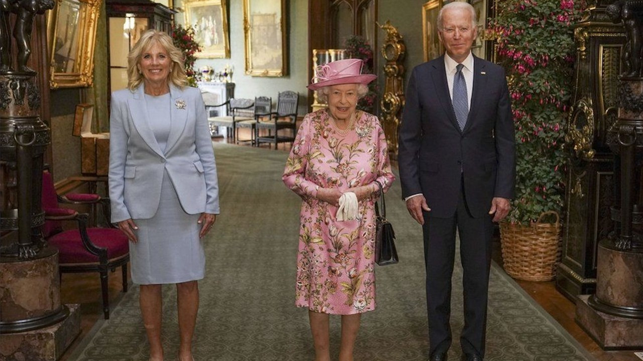 Joe Biden, Kraliçe II. Elizabeth ile görüştü