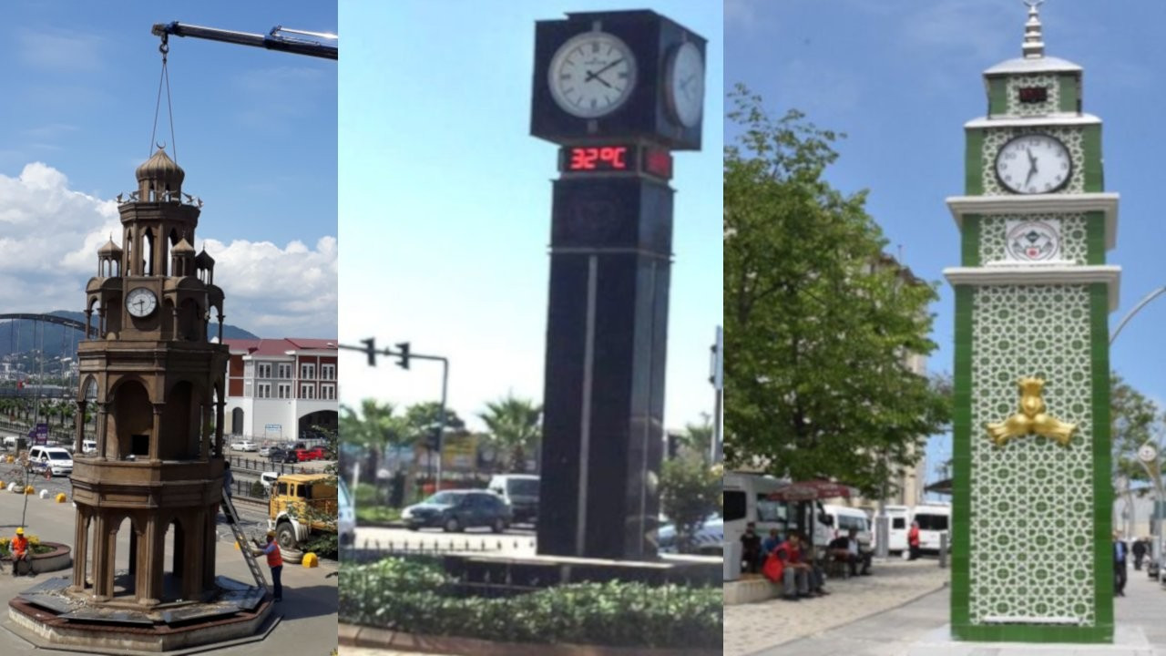 Giresun Belediyesi'nin 'saat kuleleri' savunması: Halkın talebiydi