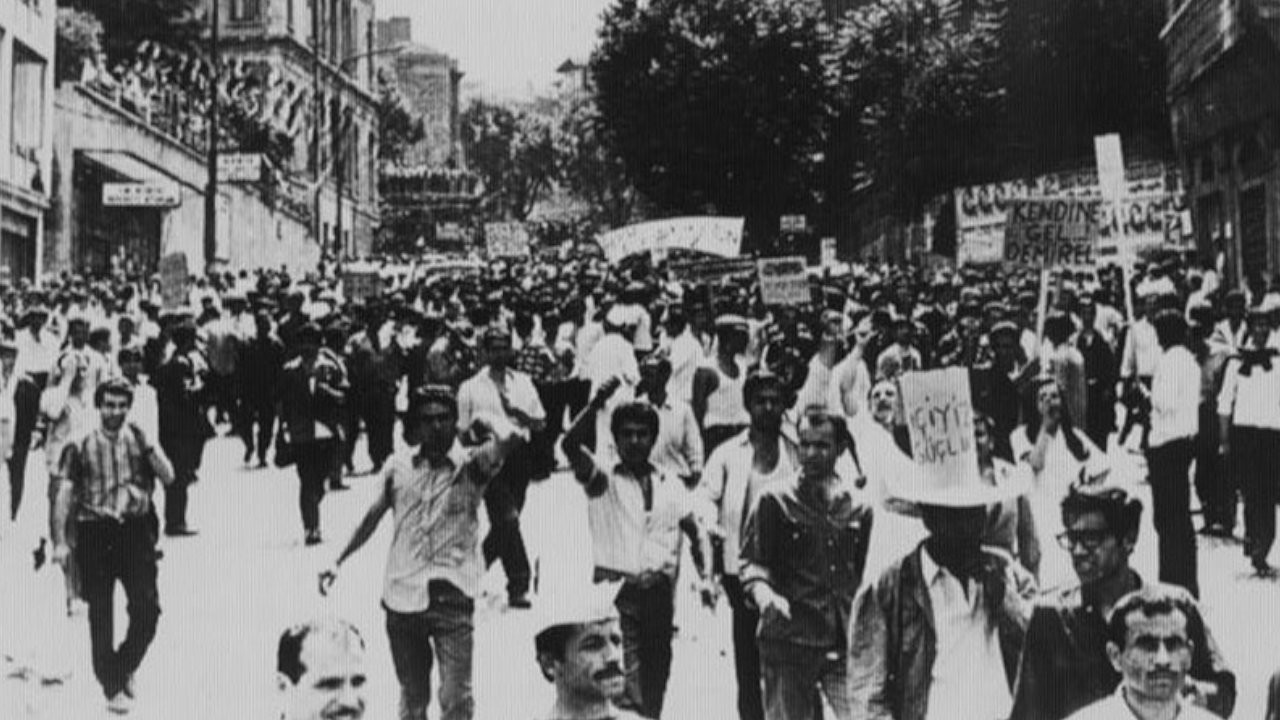 DİSK'ten  15-16 Haziran 1970 Büyük İşçi Direnişi  haritası