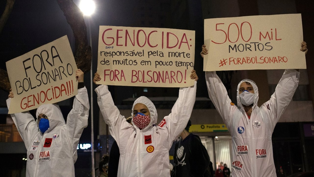 Brezilya'da Covid ölümleri 500 bini geçti
