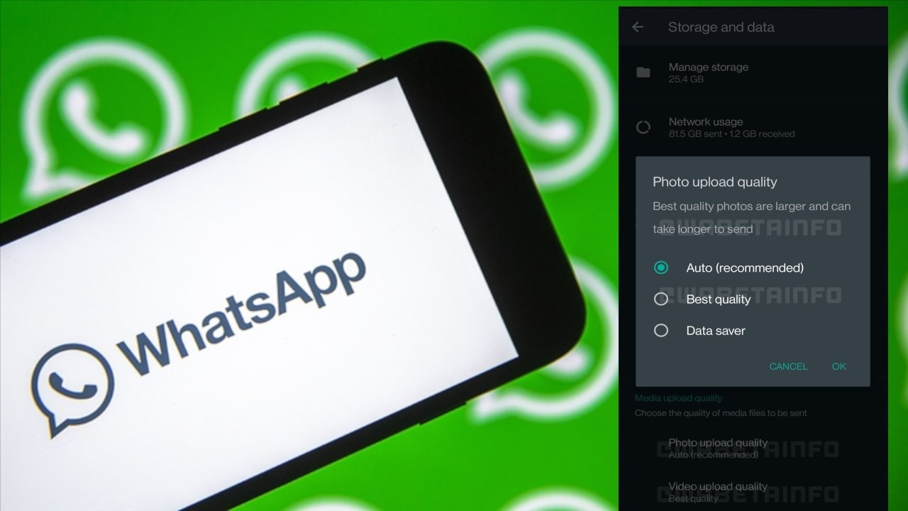 WhatsApp’a yüksek kaliteli fotoğraf gönderme özelliği geliyor