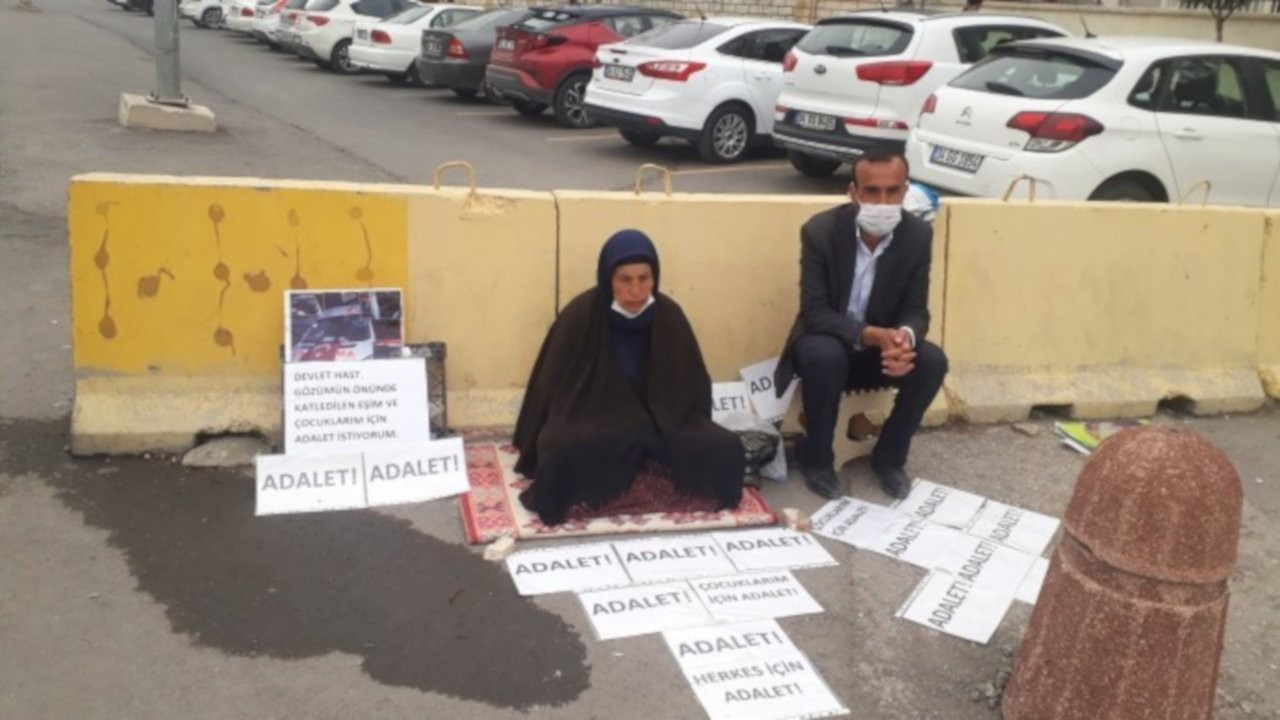 Adalet nöbetindeki Emine ve Ferit Şenyaşar gözaltına alındı