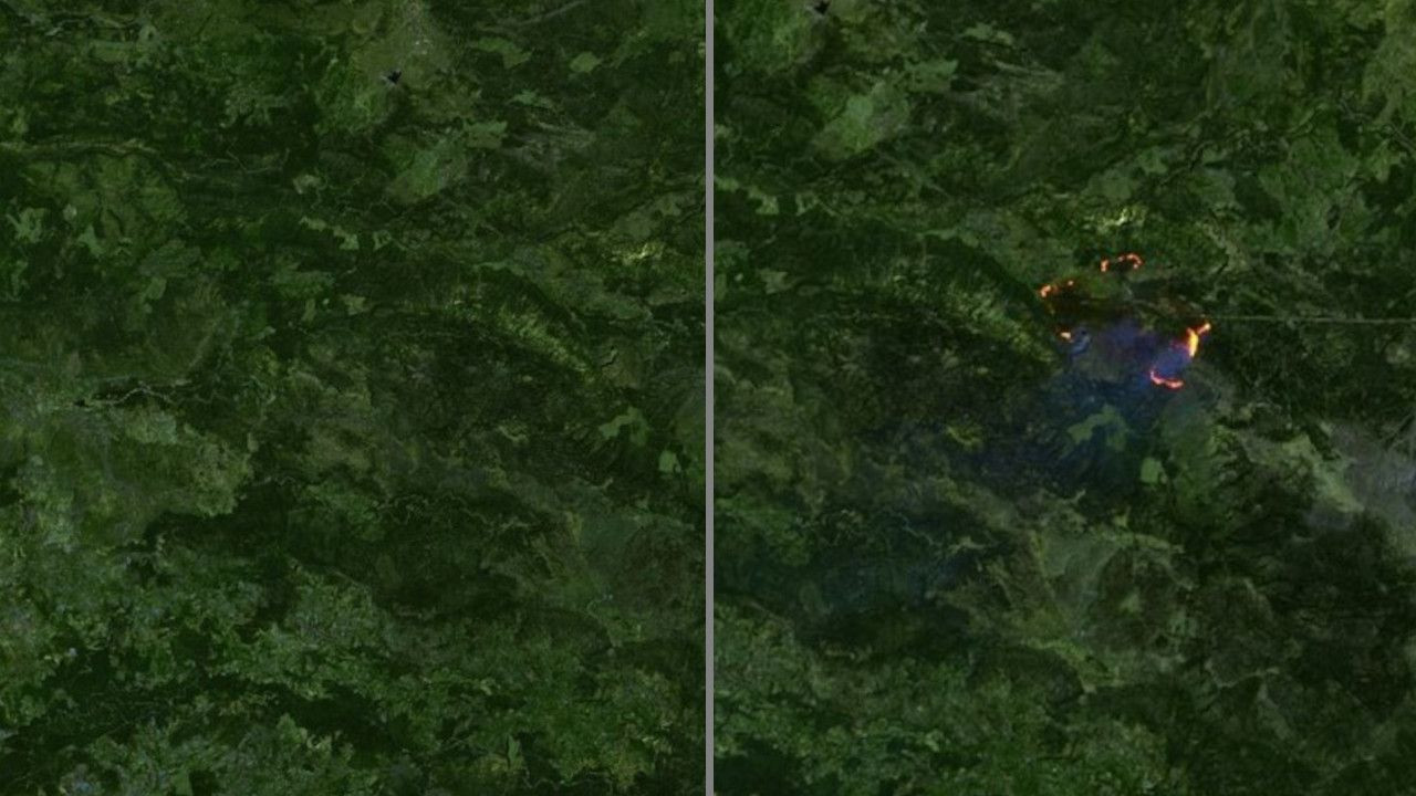 Öncesi ve sonrası: Uydudan yangın görüntüleri - Sayfa 4