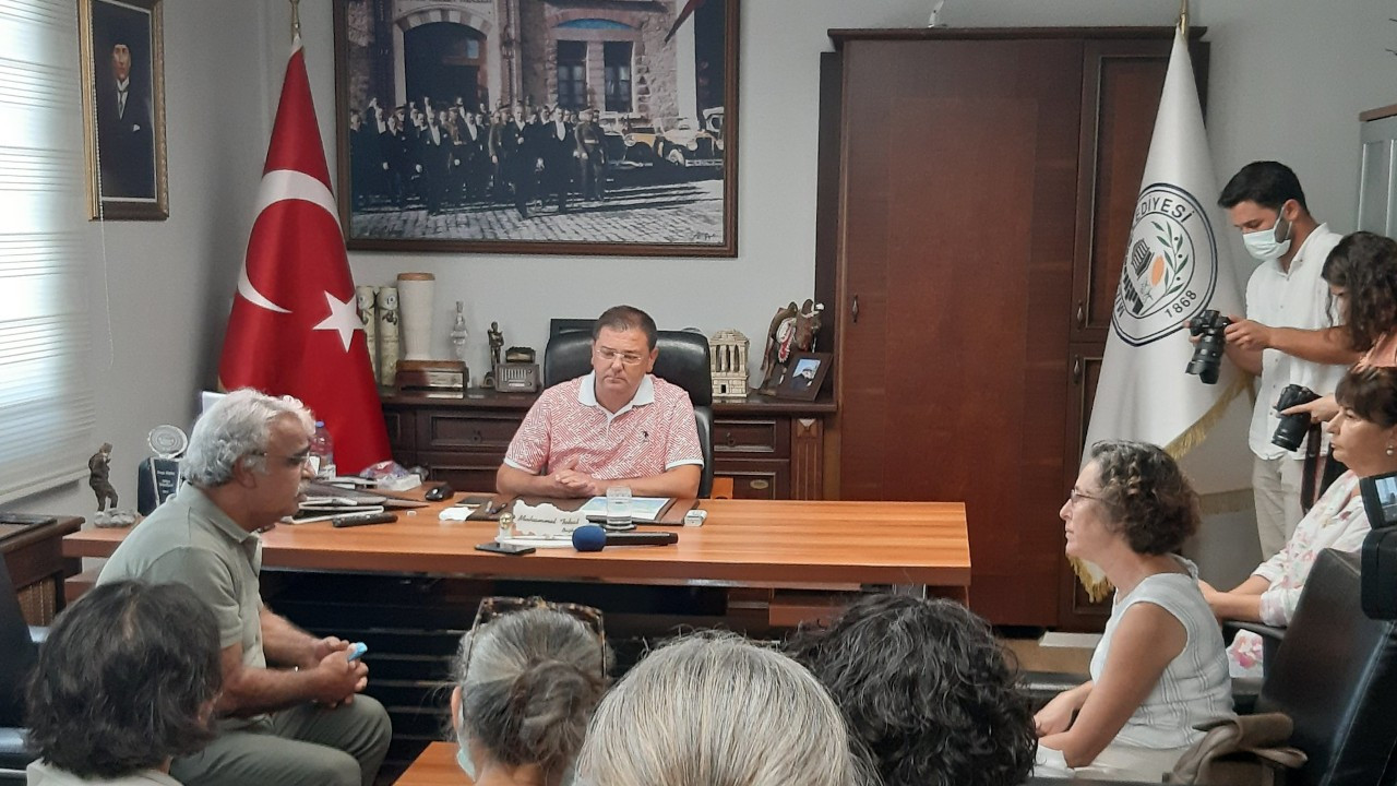 Mithat Sancar Milas Belediye Başkanı Muhammet Tokat'la görüştü