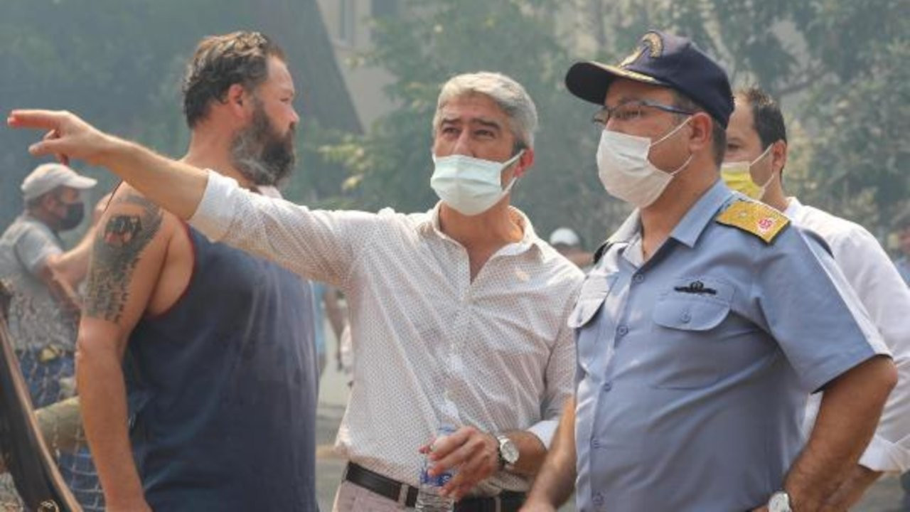 Marmaris Belediye Başkanı Mehmet Oktay duyurdu: Yangın nihayet son buldu