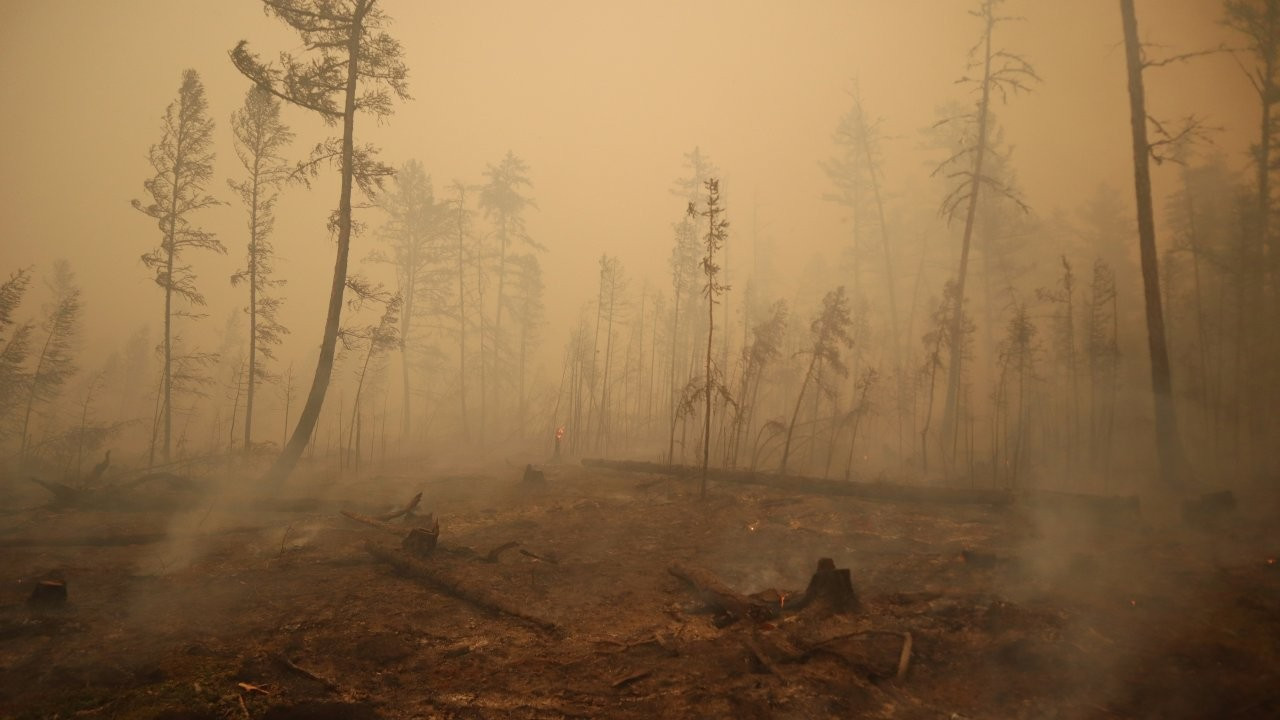 Tarihte bir ilk: Sibirya'daki yangınların dumanı Kuzey Kutbu'na ulaştı