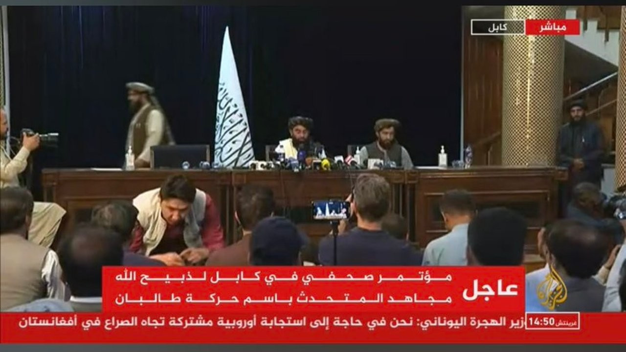 Taliban basın toplantısı düzenliyor: İç veya dış düşman istemiyoruz