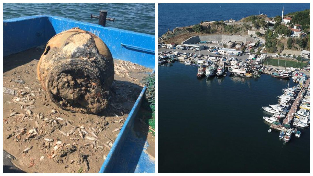 Balıkçılar İstanbul Boğazı'nda mayın buldu