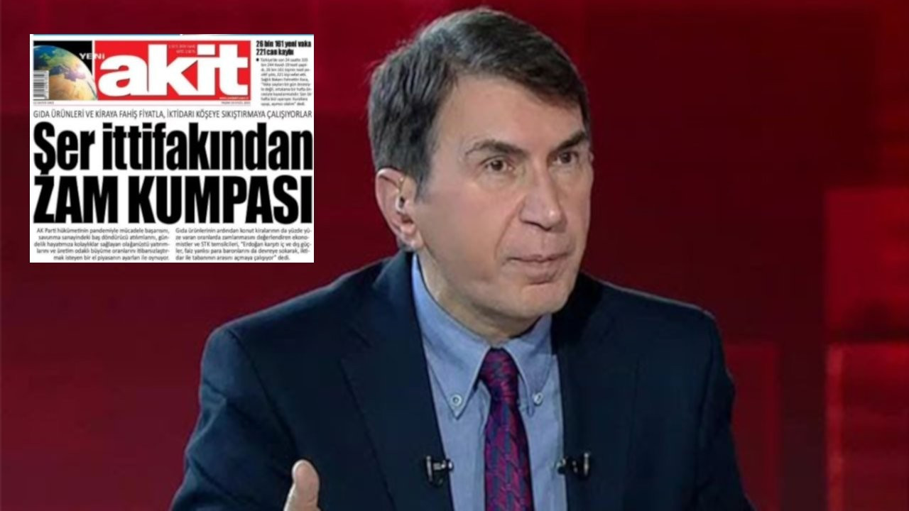 Yeni Akit gazetesi ve Türkiye yazarı zamları komplo teorisiyle izah etti