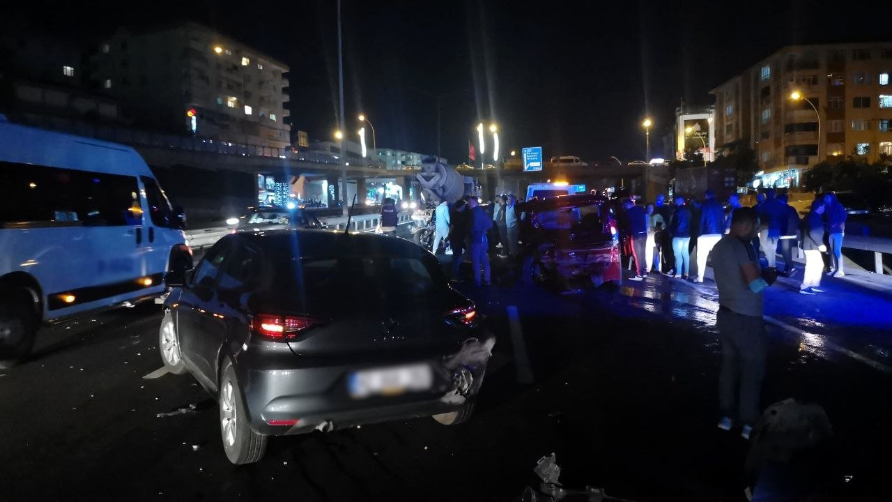 Gebze'de zincirleme kaza: 7 yaralı