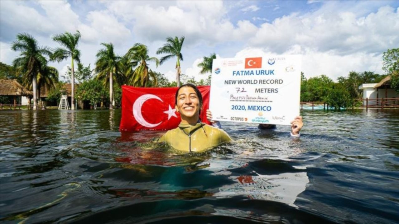 Rekortmen dalışçı Fatma Uruk: Milli takım kampımda şiddet ve ayrımcılığa maruz kalmaktayım