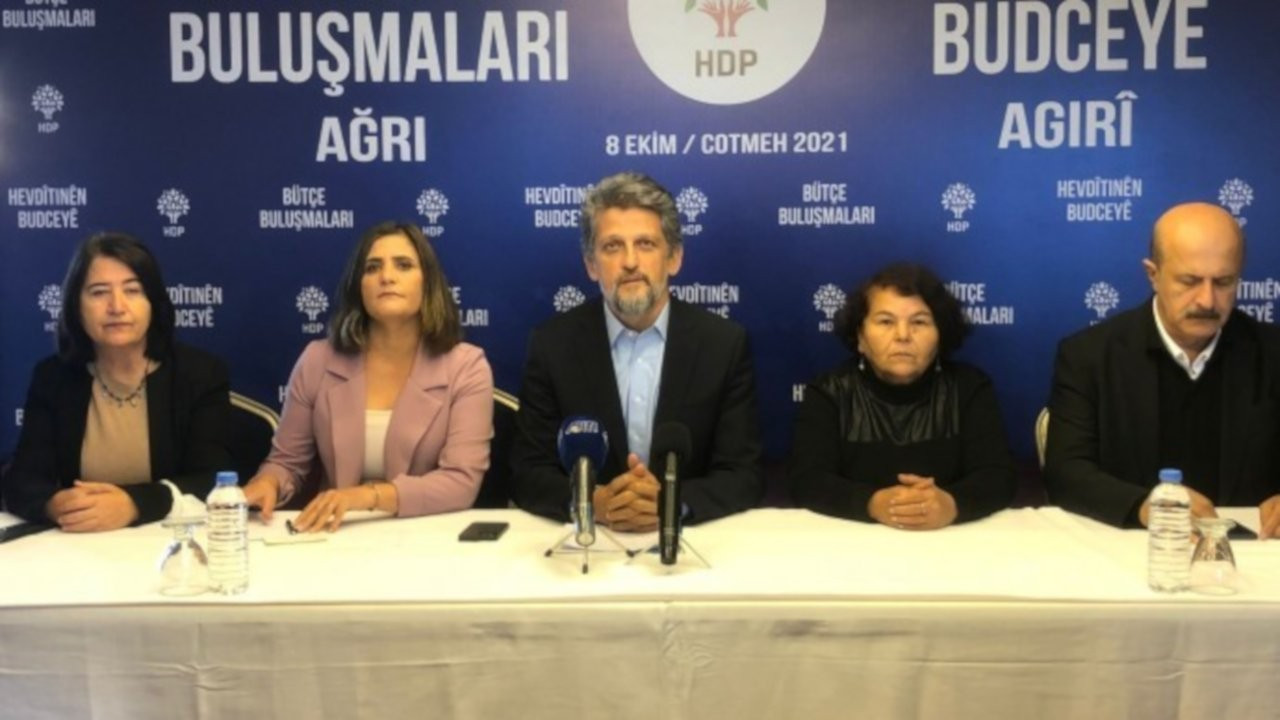 HDP: Bir avuç yandaş için değil, halk için bütçe yapıyoruz