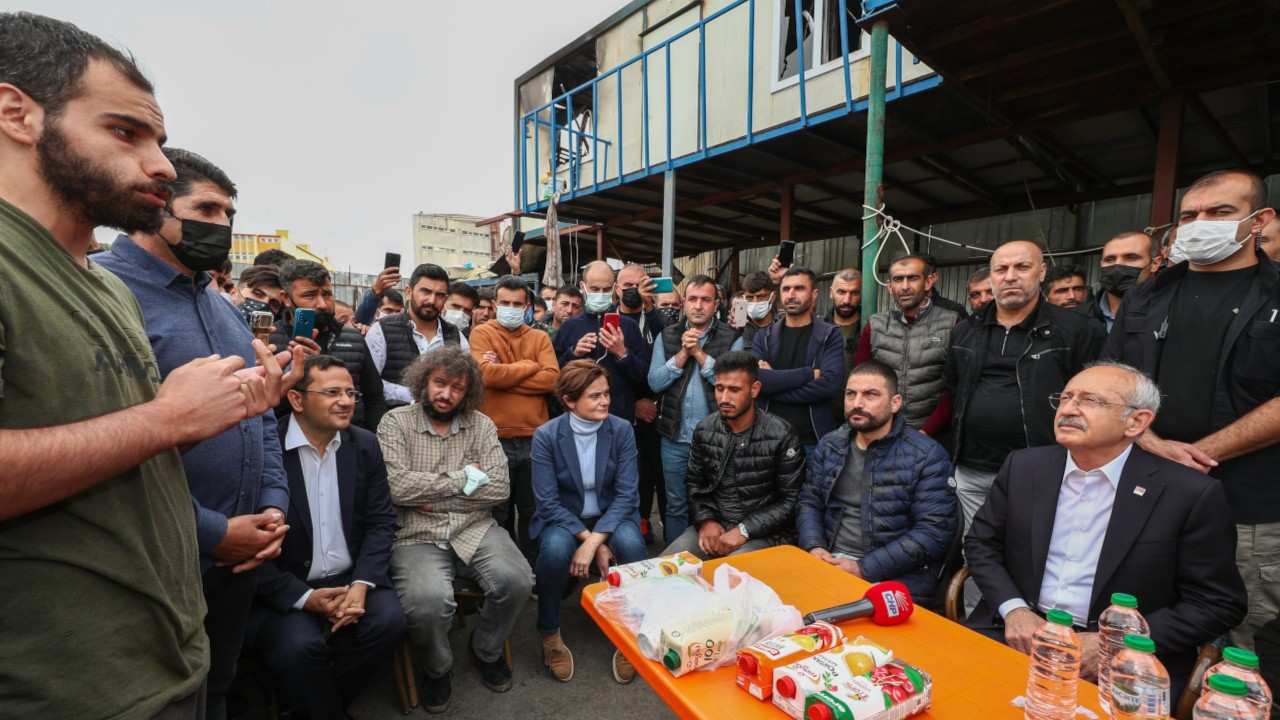 Kılıçdaroğlu'ndan atık toplayıcılara ziyaret: Kemal kardeşiniz alın teri dökenlerin yanındadır