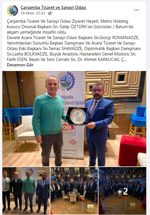 AK Partili başkandan firari Galip Öztürk'e plaket - Sayfa 1