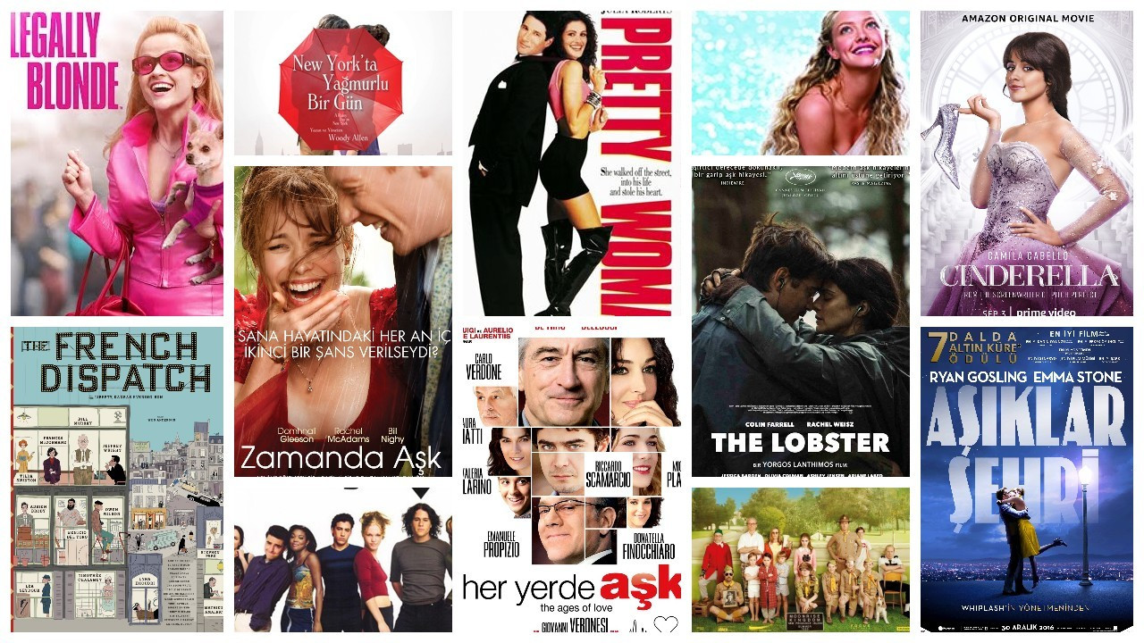 IMDb'ye göre en popüler 50 romantik komedi filmi
