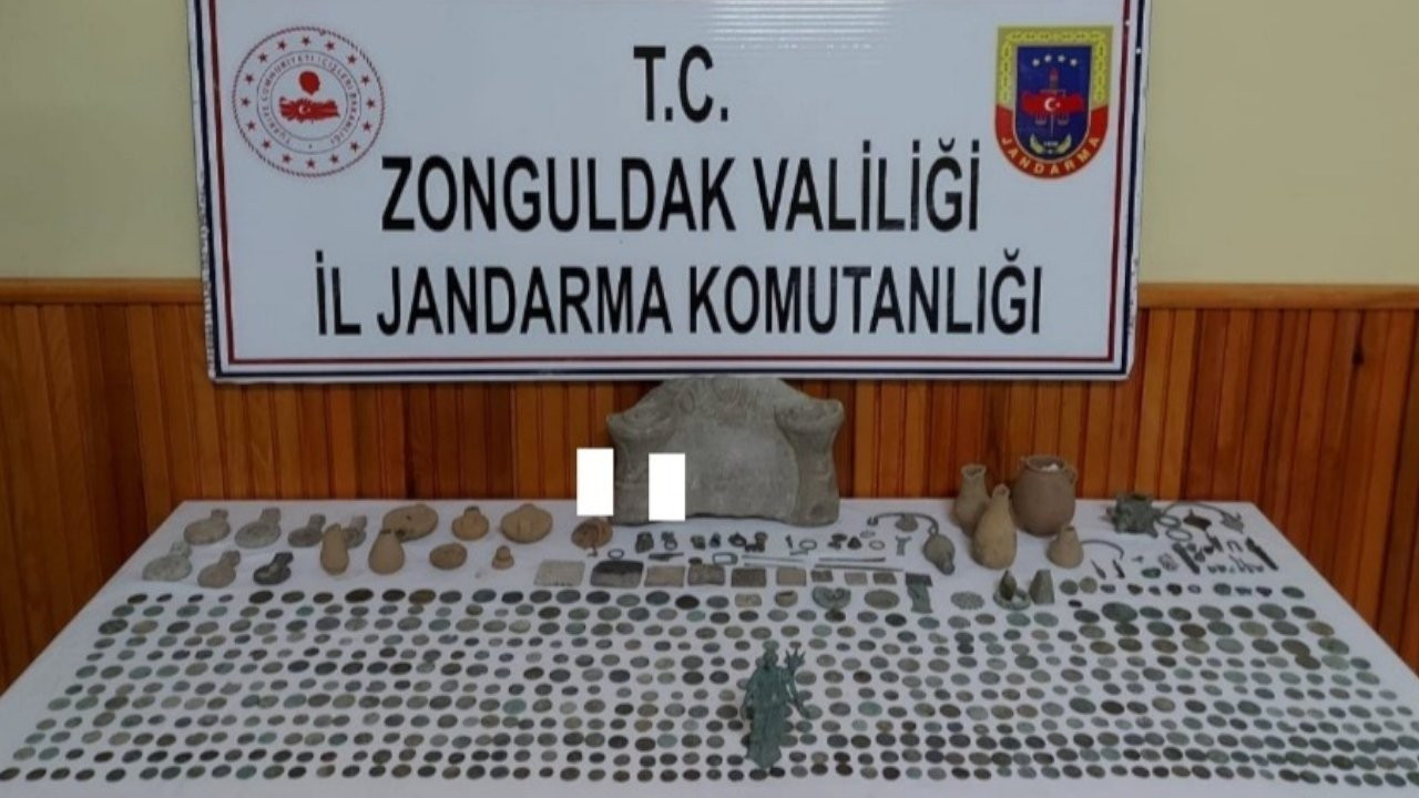 Zonguldak'ta tarihi eser operasyonu
