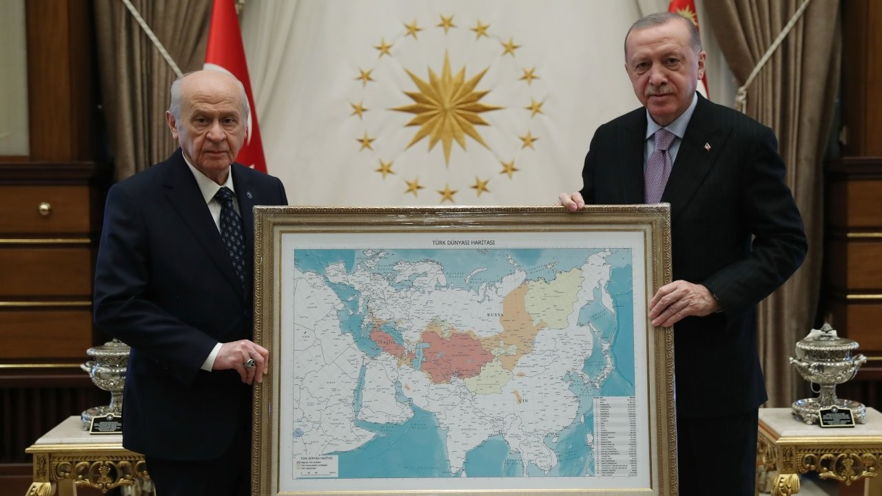 Erdoğan ile Bahçeli, Beştepe'de bir araya geldi