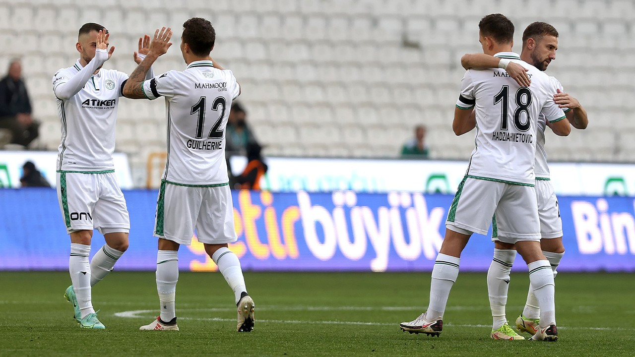 Konyaspor dolu dizgin: 3-0