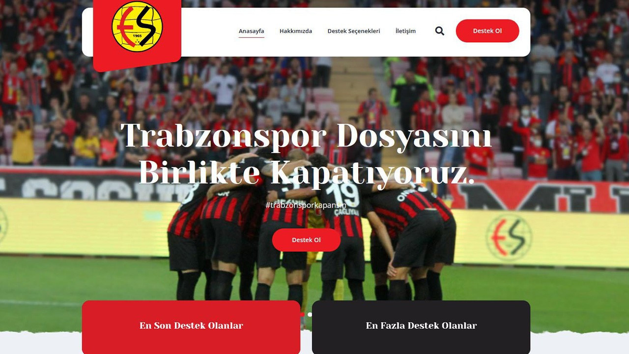 Eskişehirspor, Trabzonspor’a olan borcu için kampanya başlattı