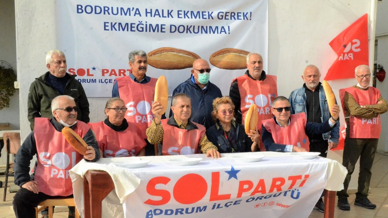 SOL Parti, Bodrum'a Halk Ekmek istedi