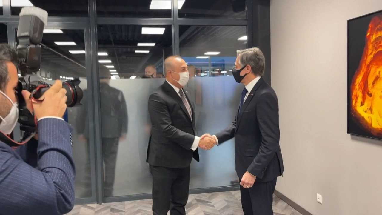 Mevlüt Çavuşoğlu, ABD Dışişleri Bakanı Blinken ile görüştü