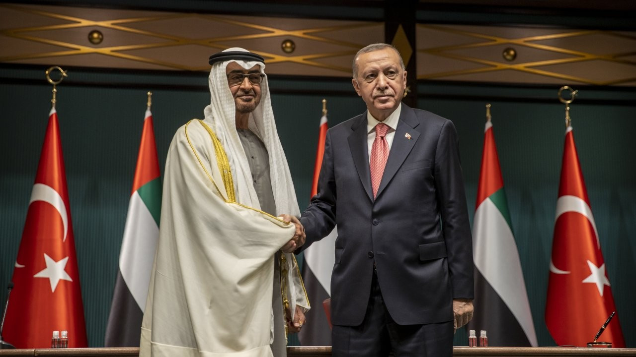 Cumhurbaşkanı Erdoğan, Abu Dabi Veliaht Prensi Al Nahyan'la görüştü