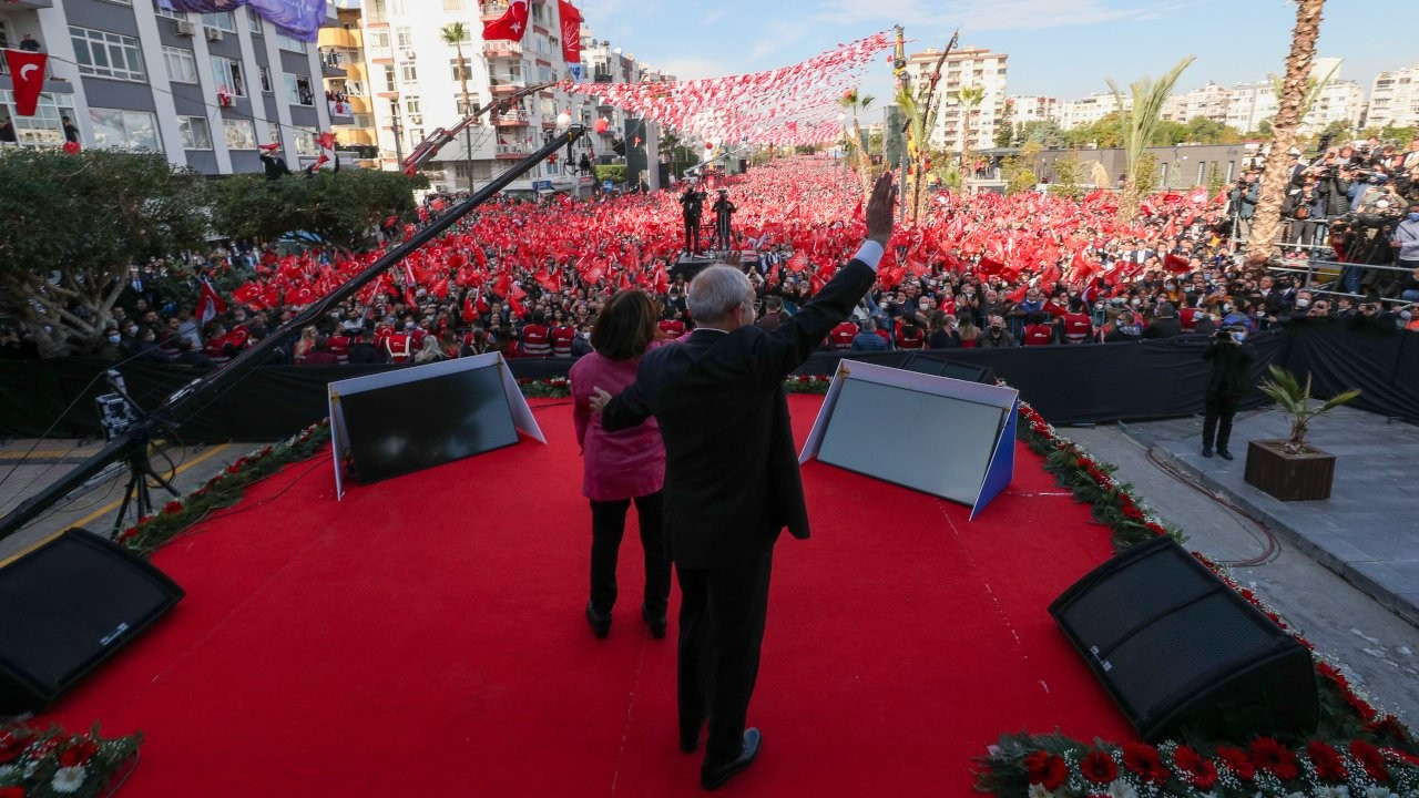 Mersin Valiliği: CHP'nin Mersin'deki mitingine yaklaşık 21 bin 500 kişi katıldı