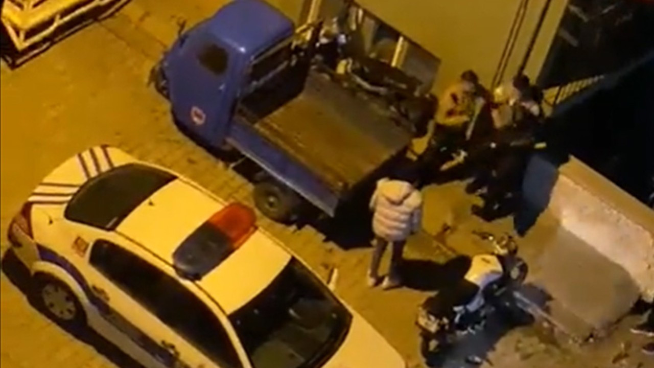 Polis ve bekçiden sokak ortasında darp: Seni öldürürüm