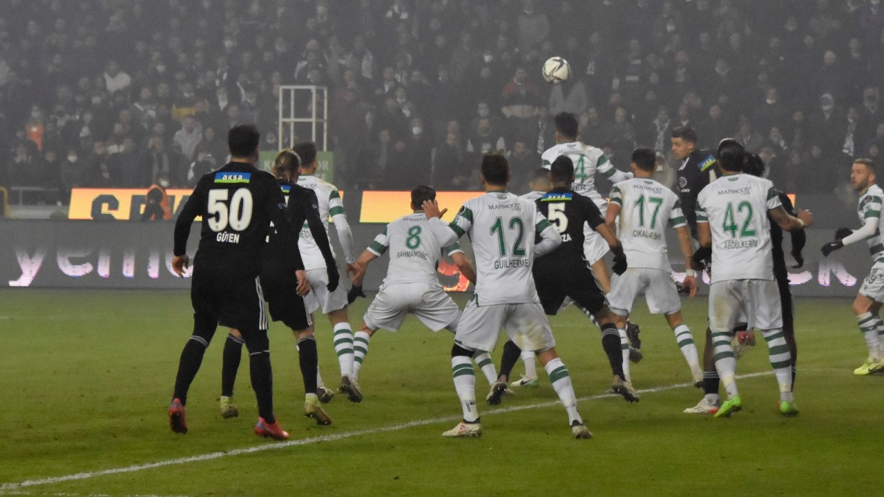 Beşiktaş, Konya deplasmanında 90. dakikada mağlup oldu