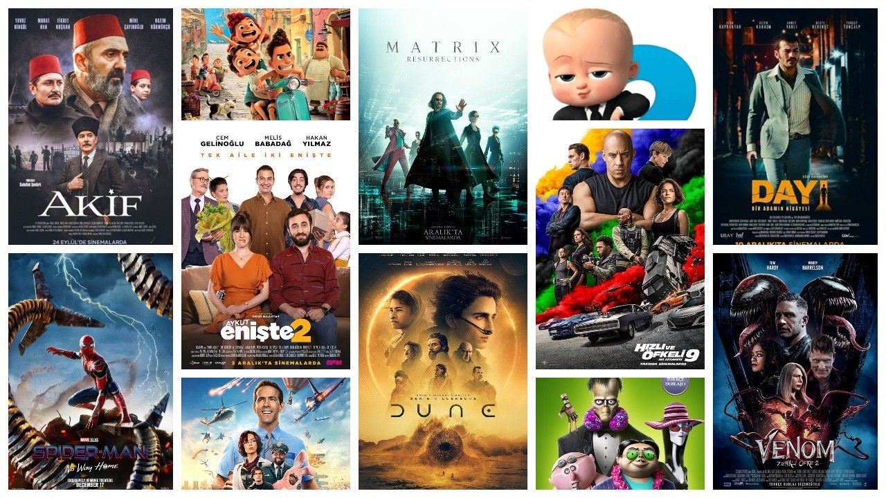 2021'de sinemalarda en çok izlenen 20 film