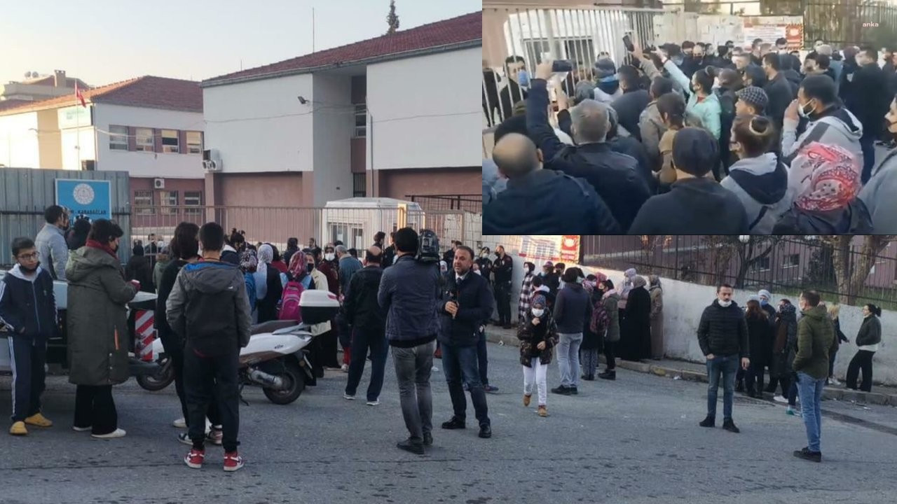 İzmir'de okulda istismar protestosu: Kantinci tutuklandı