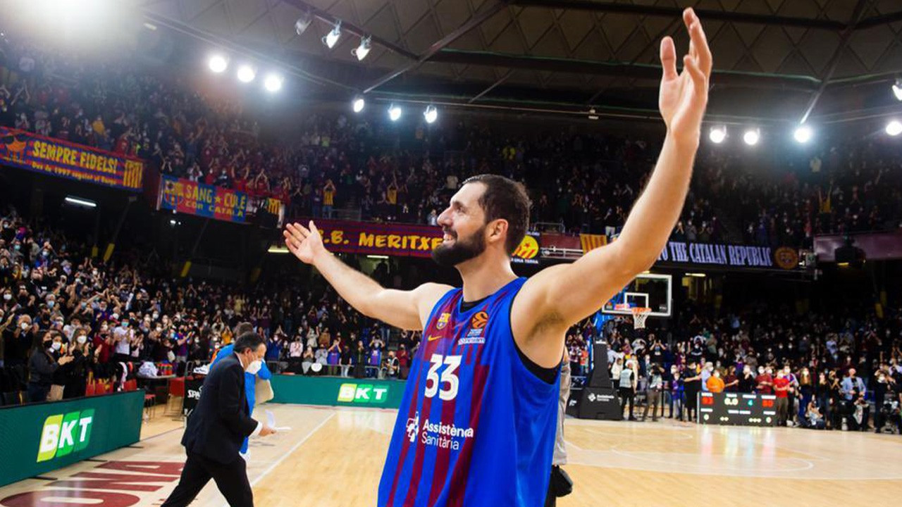 EuroLeague'de ayın MVP'si Barcelonalı Mirotic seçildi